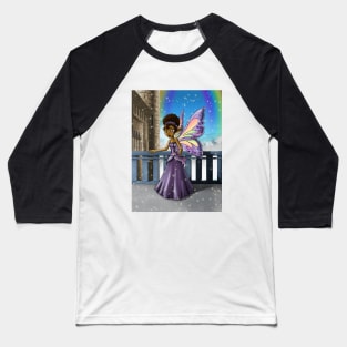 African American Fairy Baseball T-Shirt